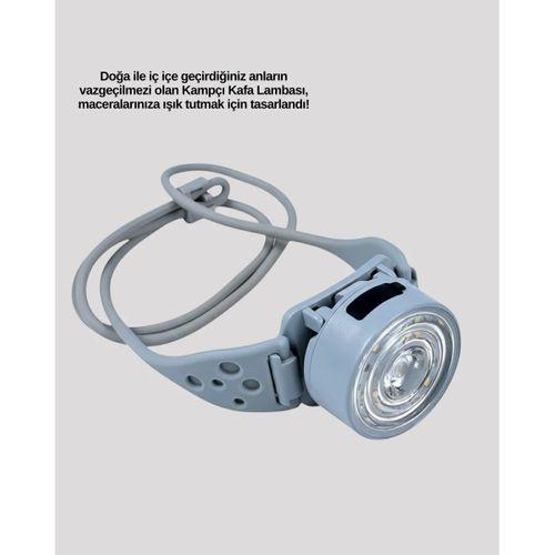 Led Kafa Lambası Kamp Yürüyüş Ve Gece Kullanımı İçin