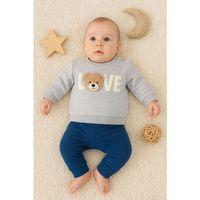 Bear Love Nakışlı % 100 Pamuklu 2'li Erkek Takım