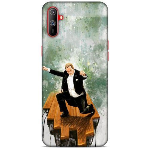 Oppo Realme C3 Kılıf Atatürk (42) Rugged Armor Kılıf Yeşil Tasarım