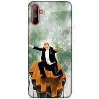 Oppo Realme C3 Kılıf Atatürk (42) Rugged Armor Kılıf Yeşil Tasarım