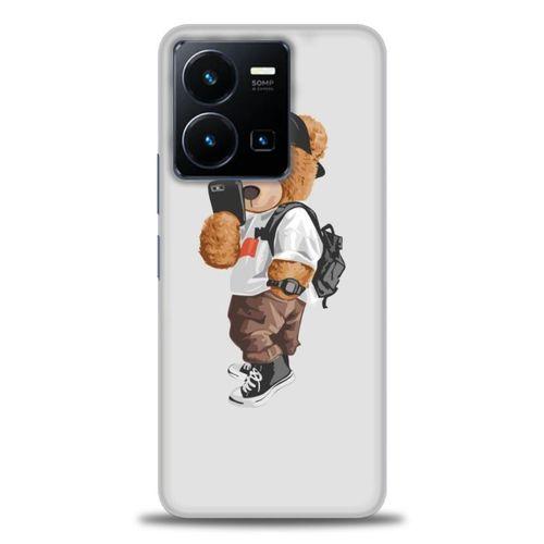Xiaomi Redmi Note 12 5G Kılıf HD Baskılı Kılıf - Teddy Bear Cool + Tam Ekran Koruyucu