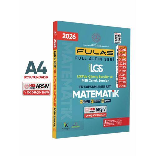 2026 8 Sınıf Full LGS Altın Seri (FULAS) MATEMATİK MEB Çıkmış Soru Bankası Modüler Seti Çözümlü