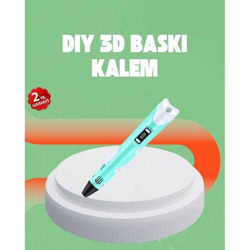 Üç Boyutlu 3d Yazıcı Kalem Abs Ve Pla Uyumlu