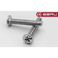 Yuvarlak Yıldız Başlı Rysb Kulp Vidası, Civata M4x15 - 50 Adet