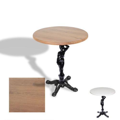 Dockers Çipa 1003 Döküm Ayak Yuvarlak Masa Çap 60cm - (Werzalit, Wermodin ve Allzalit Tabla) - Novagento