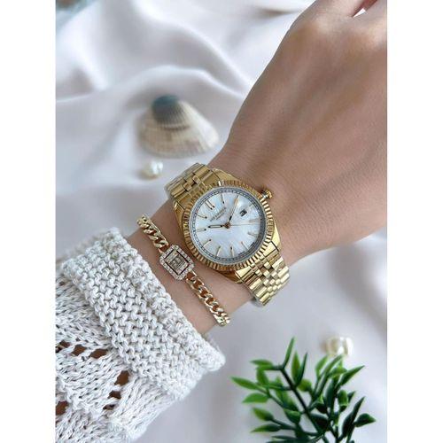 Lee Cooper Çelik Kordonlu 3 Atm Suya Dayanıklı Kadın Kol Saati VS.BLKT.0638