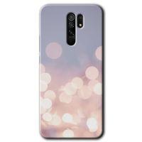 Potkal Hediye Fabrikası Xiaomi Redmi 9 Kılıf HD Desen Baskılı Arka Kapak - Blur Lights
