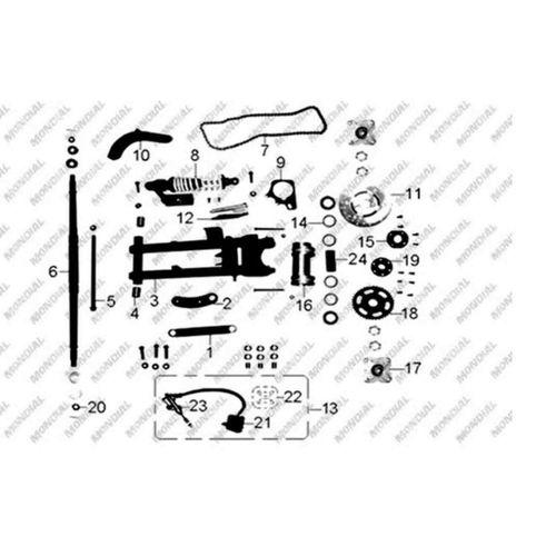MONDİAL Atv Fjx Fren Sistemi Komple Orj