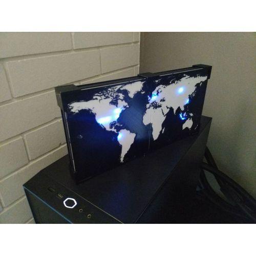 32 × 16 LED Matrix için Dünya Haritası - 5147760