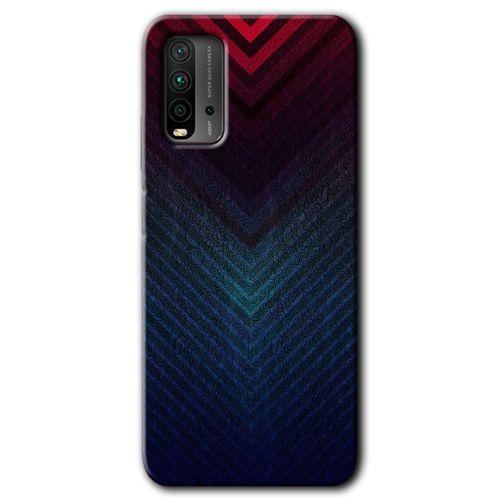Poco M3 Kılıf HD Desen Baskılı Arka Kapak + Temperli Cam - Abstract 4