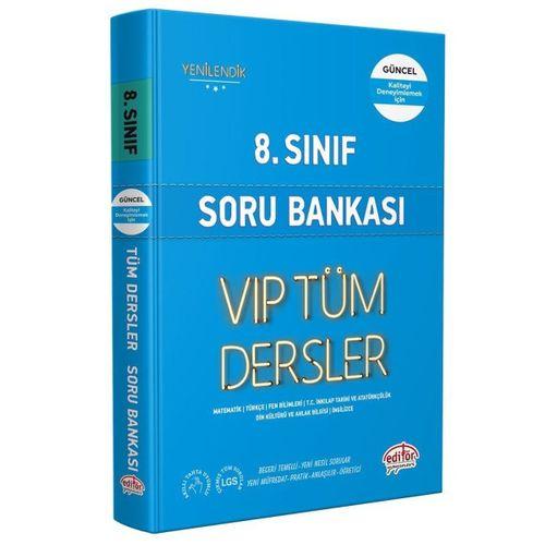 8. Sınıf VİP Tüm Dersler Soru Bankası Editör Yayınları