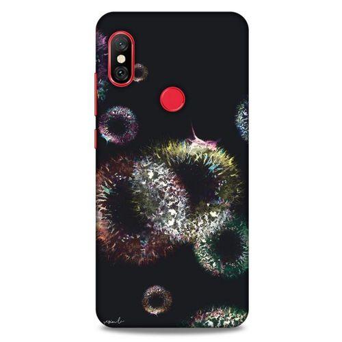 Y.Liva-2021 Özel Seri Siyah Soyut-110 Xiaomi Mi A2 Lite Kılıf Silikon Kapak