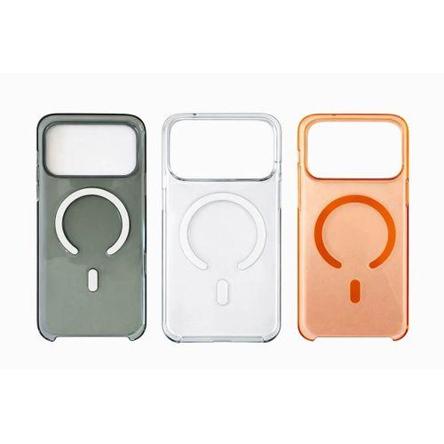 İphone 17 Pro ile Uyumlu Magsafe Özellikli Kristal Netlik Sararmaz PC Clear Case