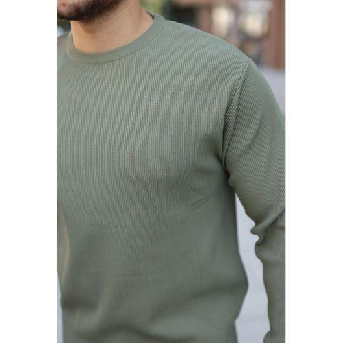 Erkek Selanik Örme Bisiklet Yaka Triko