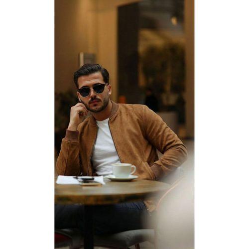 Erkek Scuba Süet Kumaş Bomber Hırka