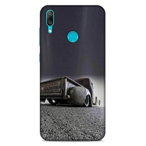 Lopard Huawei Y7 Prime 2019 Uyumlu Kılıf PickUpX (10) Full Koruma Kılıfı Koyu Gri