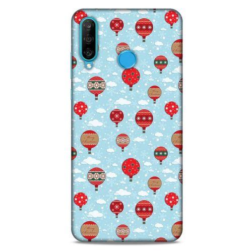 Yılbaşı Süsleri 22 Huawei P30 Lite Kılıf Silikon Kapak