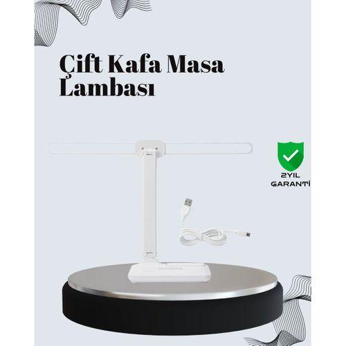 Ayarlanabilir Açıya Sahip Masa Lambası | Kademeli Işık Seviyesi, Modern Ve Kompakt Tasarım