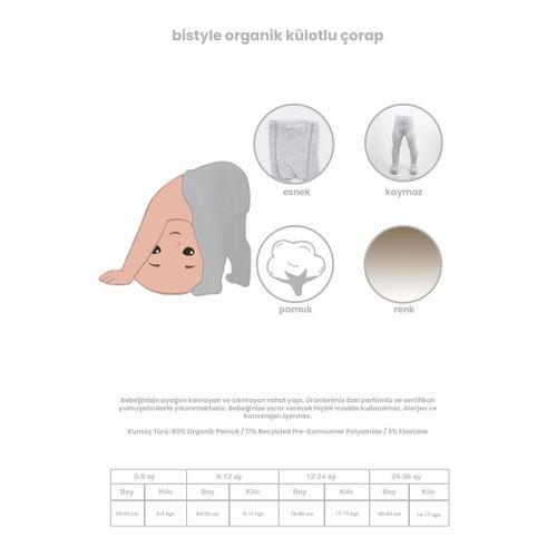 Bistyle Bistyle Derby Mix Tekli Penye Külotlu Çorap BS50102M Bej