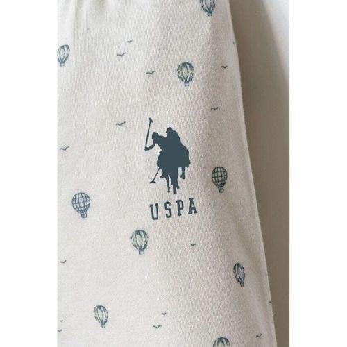 U.S.Polo U.S. Polo Gömlek Pijama Takımı USB2852 Beyaz