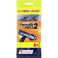 Gillette Permatik Pro 2 Tıraş Bıçağı 6'lı