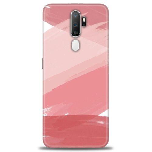 Oppo A5 2020 Kılıf HD Baskılı Kılıf - Pembe Palet + Tam Ekran Koruyucu