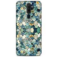 Oppo A5 2020 Kılıf Baskılı Özel Seri Taşlı (48) Bumper Kılıf