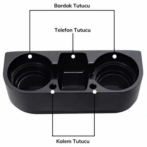 Oto Koltuk Yanı Bardak Tutucu Organizer