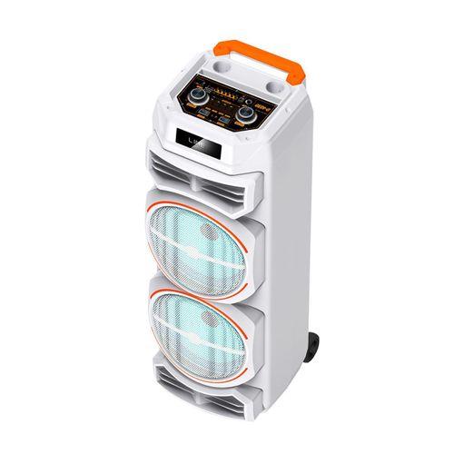 Zore GD-2828 Dijital LED Göstergeli Mikrofonlu RGB TWS Çift 8 inç Stereo Bass Kablosuz Karaoke Hoparlör