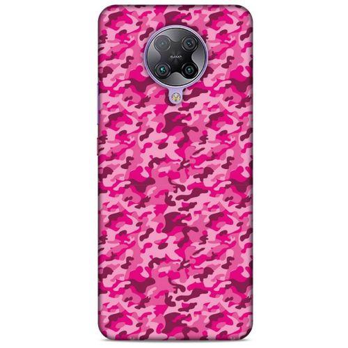 Xiaomi Poco F2 Pro Uyumlu Kılıf Pembe Delisi (32) Soft Silikon Kılıf Kamuflaj