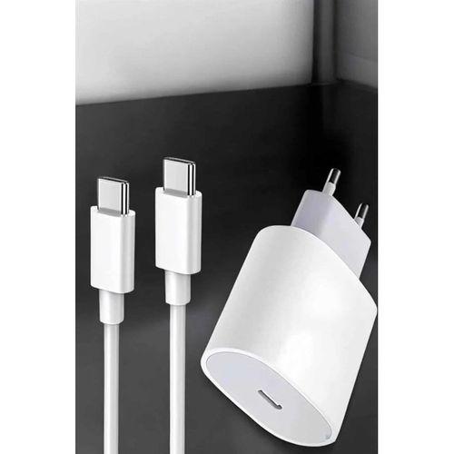 Şarj Aleti İos 15/15 Pro Max Uyumlu Şarj Adaptörü Ve Kablosu