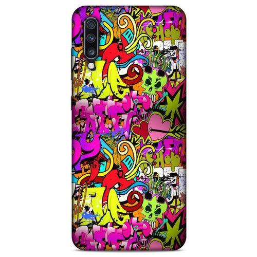 Graffitix (6) Desenli Silikon Kapak Samsung Galaxy A70s Kılıf