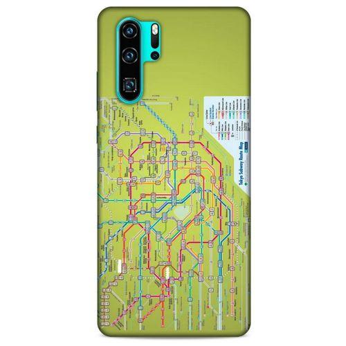 Huawei P30 Pro Kılıf Japonya (32) Soft Silikon Kılıf Japonya Metro Haritası