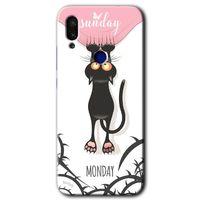 MRCİLETİSİM Xiaomi Redmi Note 7 Kılıf Baskılı Kapak - Dark Sunday + 5D Tam Kaplayan Cam