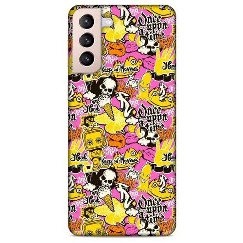 Lopard Samsung Galaxy S21 Plus Uyumlu Kılıf Graffitix (40) Fit Silikon Kılıf