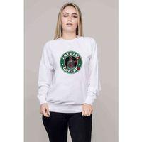 Anime Tokyo Ghoul Anteiku Coffee Baskılı Beyaz Kadın Sweatshirt
