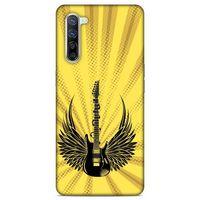 Lopard Oppo Reno 3 Pro 5g Uyumlu Kılıf Tattoo's (41) Tank Kılıf Gitar Dövmesi