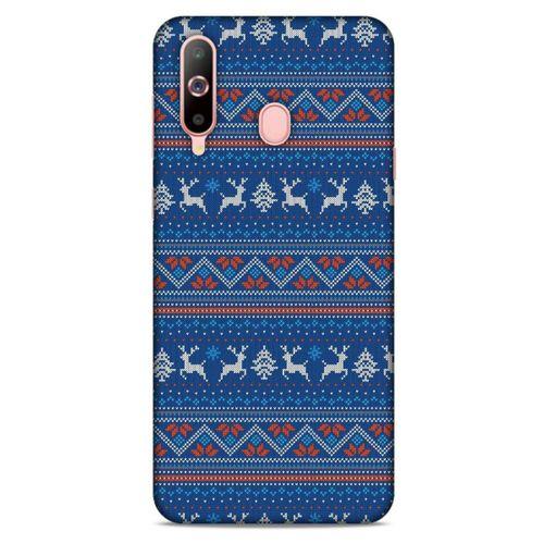 Kazak (21) Desenli Silikon Kapak Telefon Kabı Samsung Galaxy A60 Kılıf
