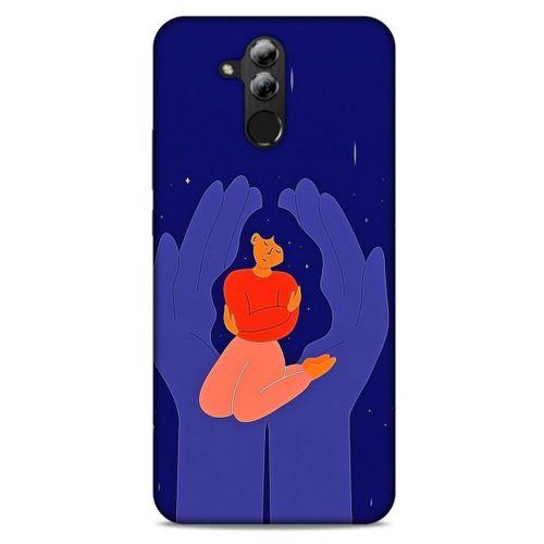 Huawei Mate 20 Lite Kılıf Depresyon (7) Telefon Kılıfı Koyu Kahverengi