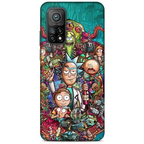 Xiaomi Mi 10T Pro 5G Uyumlu Kılıf Rick And Morty (32) Soft Silikon Kılıf Cronenberg Morty