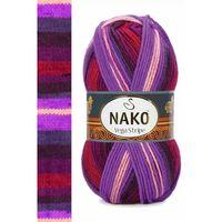 1 Adet Vega Stripe Premium Akrilik El Örgü İpi Yünü No: 82412