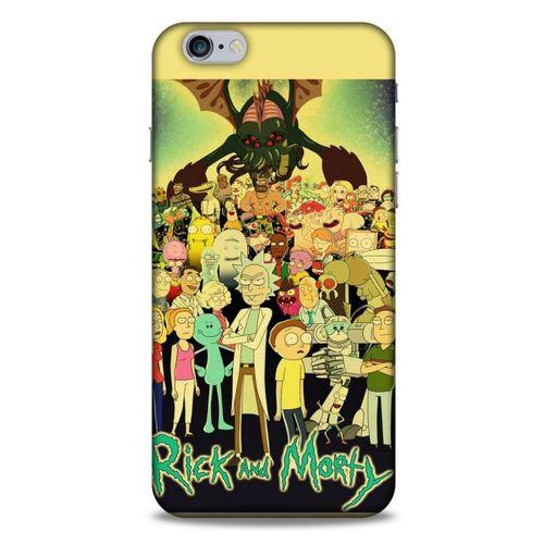 Apple Iphone 6S Plus Uyumlu Kılıf Rick And Morty (38) Neo Hybrid Kılıf Rick Sanchez