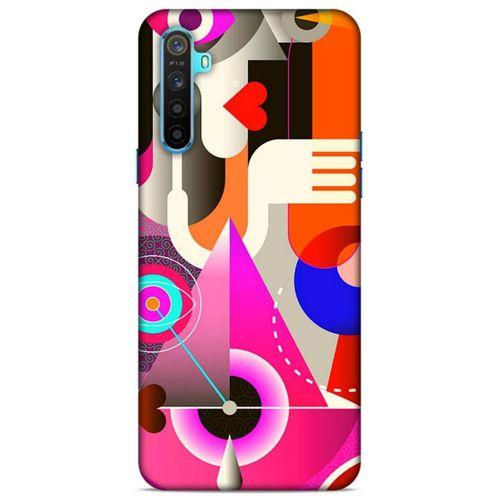 Lopard Oppo Realme 6i Uyumlu Kılıf Soyut Sanat (17) Baskılı Tasarım Kılıf
