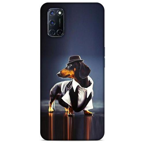 Oppo A92 Kılıf Köpek Kıyafetleri (1) Kılıfı Dakhund Gömlek
