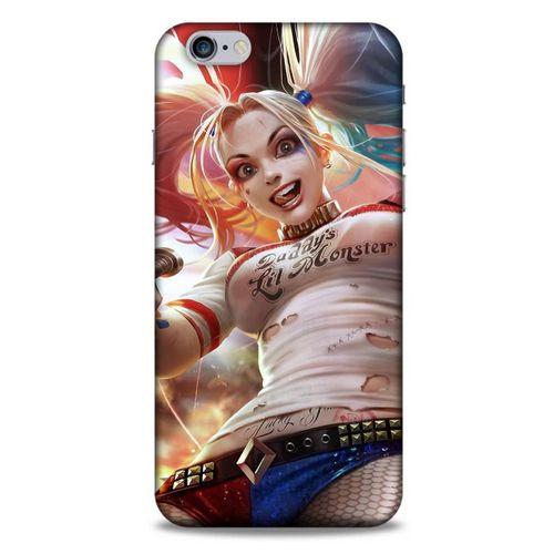 Apple Iphone 6 Plus Uyumlu Kılıf Harley Quinn (16) Kalın Kılıf Karolina mavisi