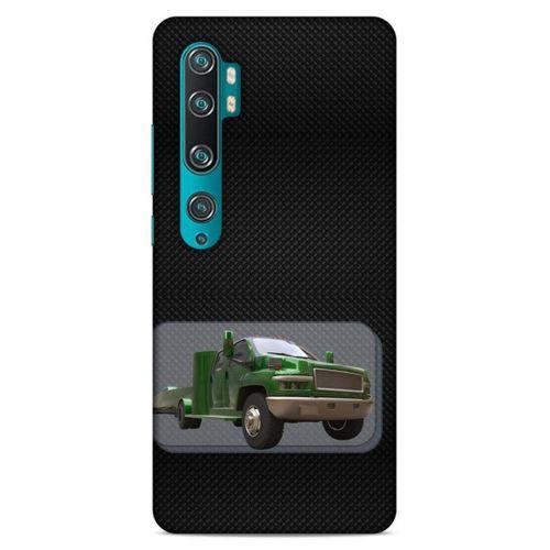 Lopard Xiaomi Mi Note 10 Uyumlu Kılıf PickUpX (25) Antişok Kapak Koyu Yeşil