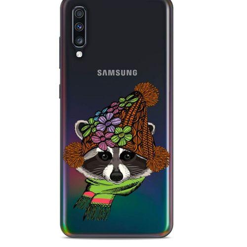 Zoologix (40) Samsung Galaxy A9 2018 Şeffaf Kılıf Silikon Desenli