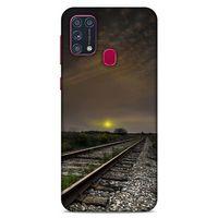 Lopard Samsung Galaxy M31 Uyumlu Kılıf Gece'S (33) Hybrid Kılıf Demiryolu