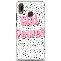 Huawei P20 Lite Kılıf HD Baskılı Kılıf - Girl Power + Tam Ekran Koruyucu