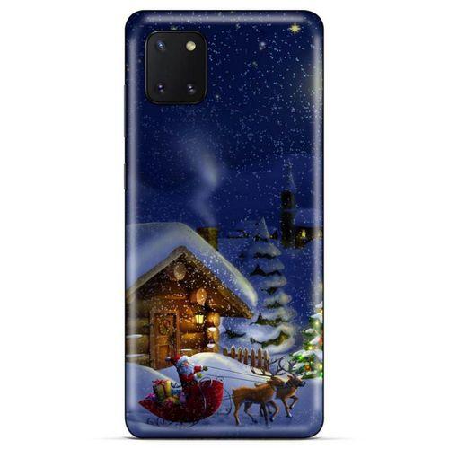 Lopard Huawei Y5P Uyumlu Kılıf Gece'S (24) Darbe Emici Kılıf Kar Manzara